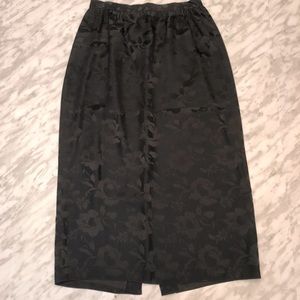 Vintage Raul Blanco Floral 100% Silk Skirt